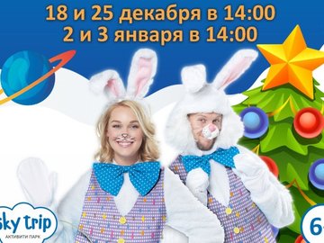 Новогодние приключения помощников Деда Мороза кроликов Тишки и Туськи