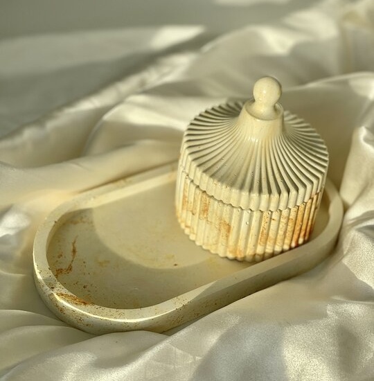 Творческий мастер-класс по изготовлению шкатулки и подставки из гипса