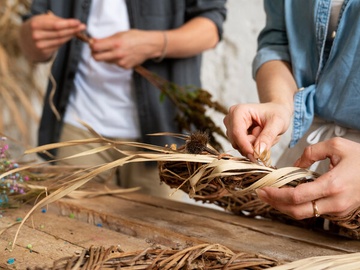 Ремесленный урок по плетению из рогоза